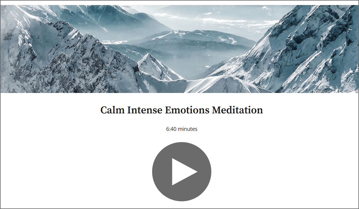 Serene woman practicing meditation to cope with stress and emotions during California wildfires